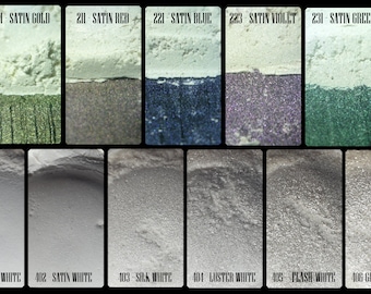 Pigmento in polvere di mica perlata minerale: colorante per sapone, resina, slime - 100 g