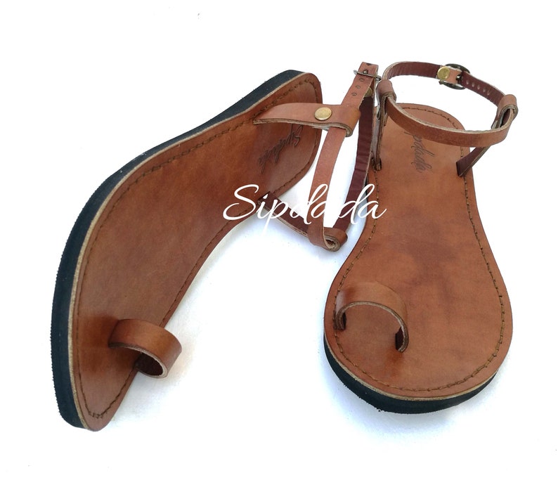 Strappy leather sandals
