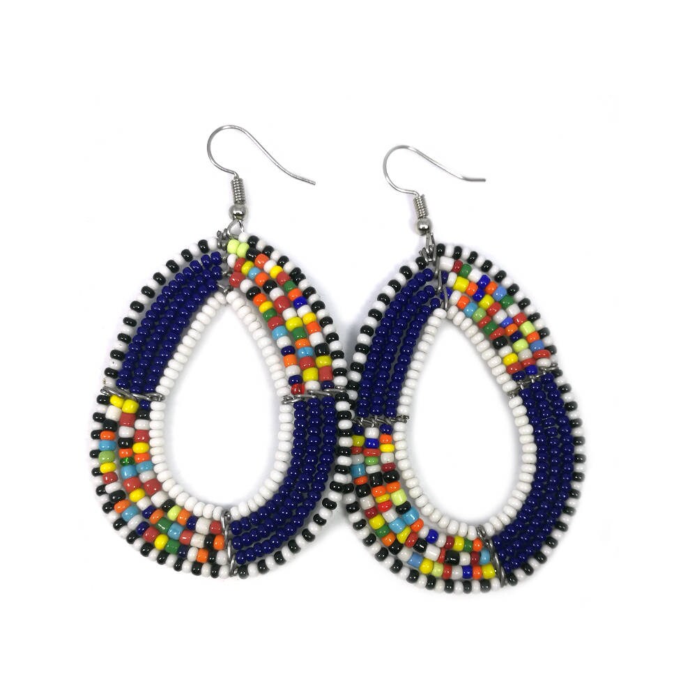 Maasai earrings Beaded earring Kenyan earrings Masai Etsy