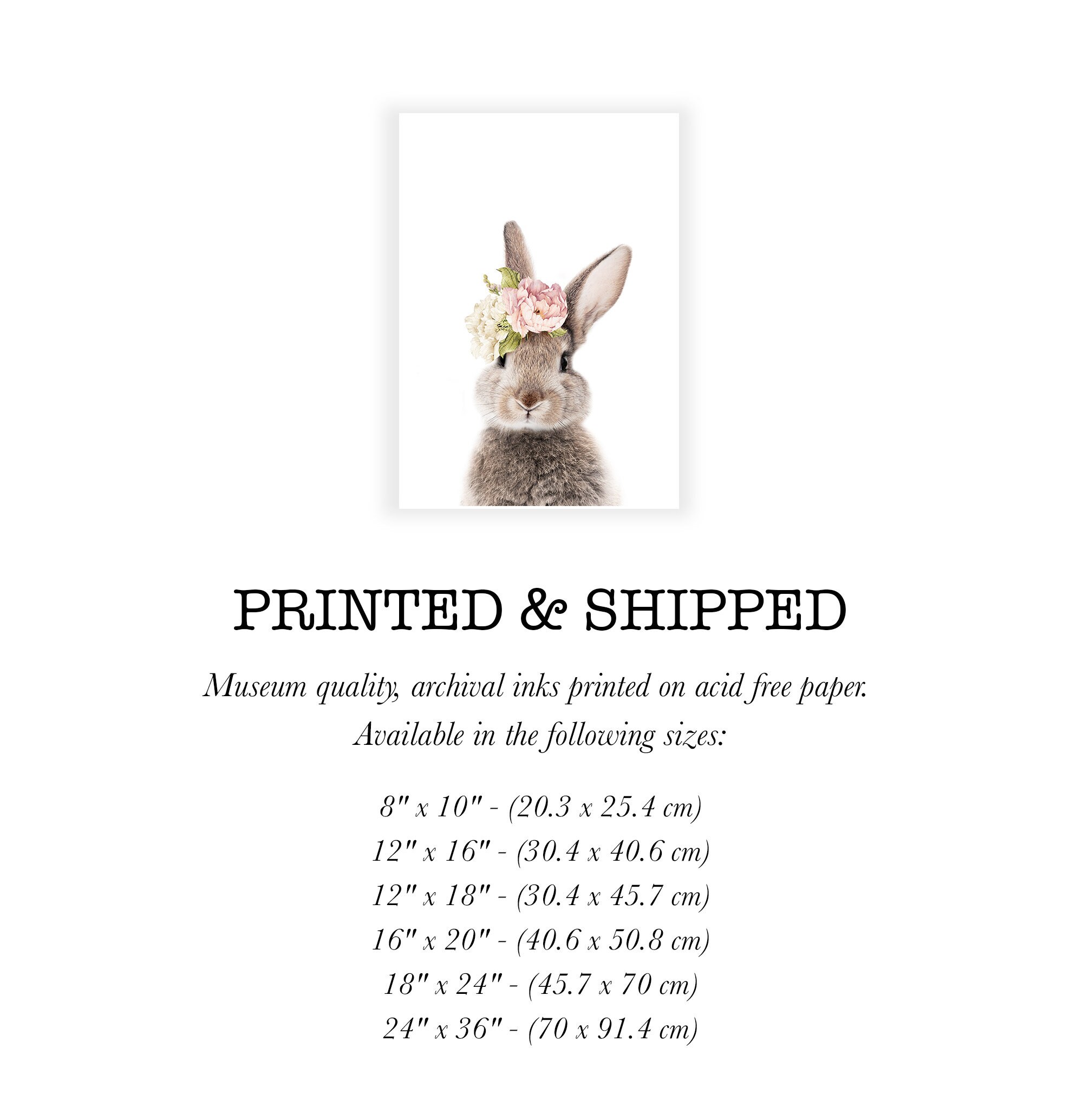 Nursery Wall Art Girls Bedroom Decor Bunny Rabbit Print | Etsy