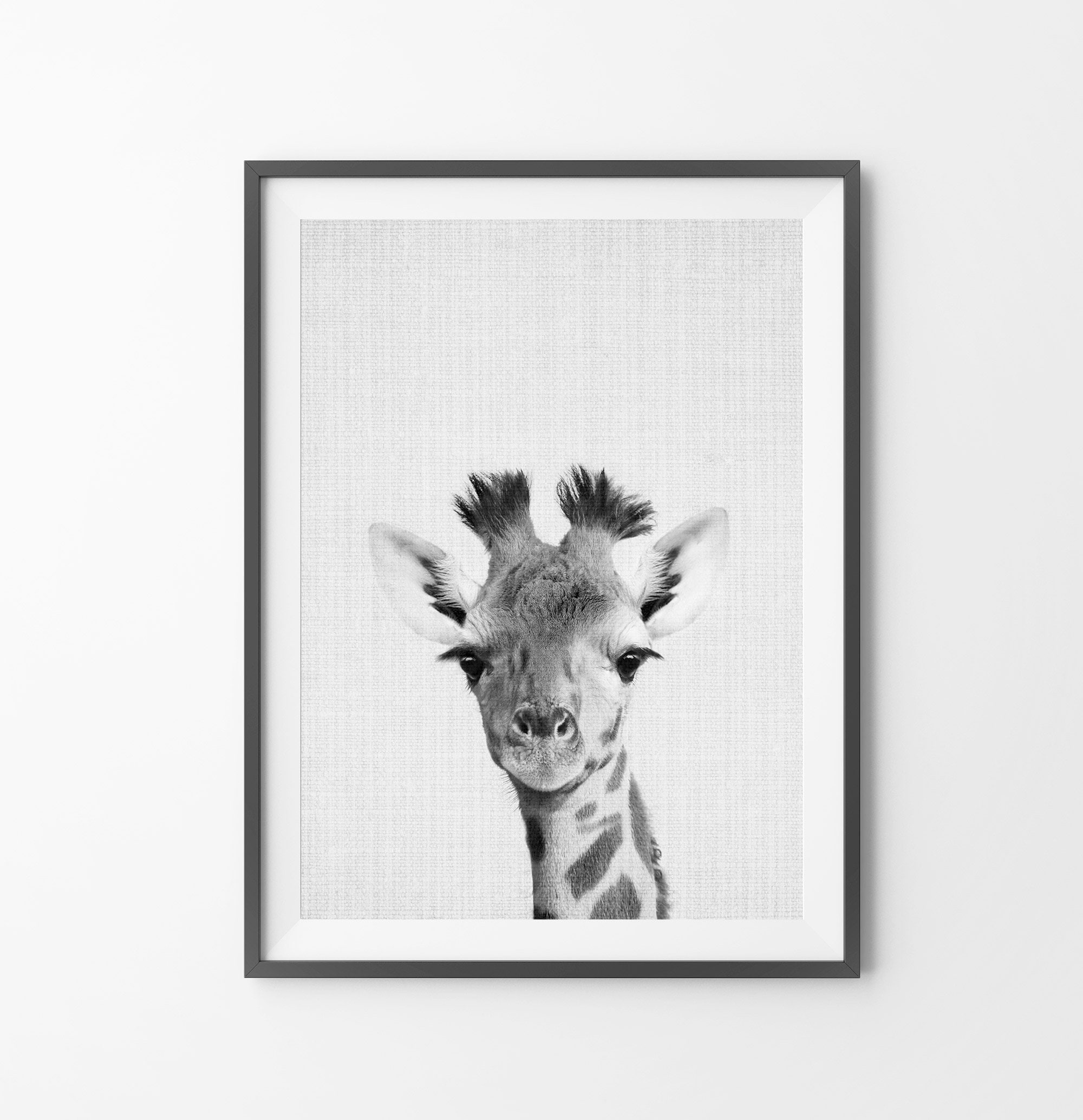 Safari Nursery Decor Giraffe Wall Art Print Printable Etsy
