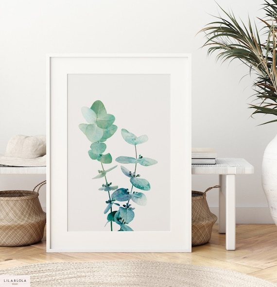 Eucalyptus Plant Gum Leaves Print ~ Printable Wall Art ~ Australian Native Photography ~ Botanical Poster