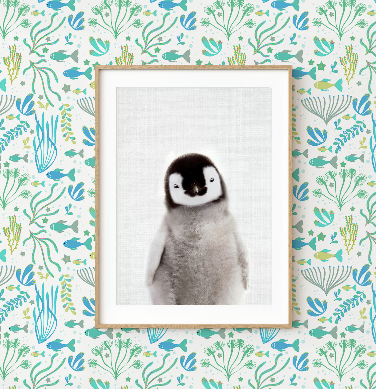 Penguin Wall Art Print ~ Printable Poster ~ Nursery Baby Animal