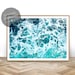 Ocean Art Print, Digital Download, Coastal Beach Decor, Large Printable Wall Art, Beach Art Poster, Ocean Water, Minimalist Ocean Art Print