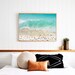 Beach Print ~ Printable Wall Art ~ Instant Digital Downloadable ~ Ariel Ocean Photography ~ Coastal Decor 