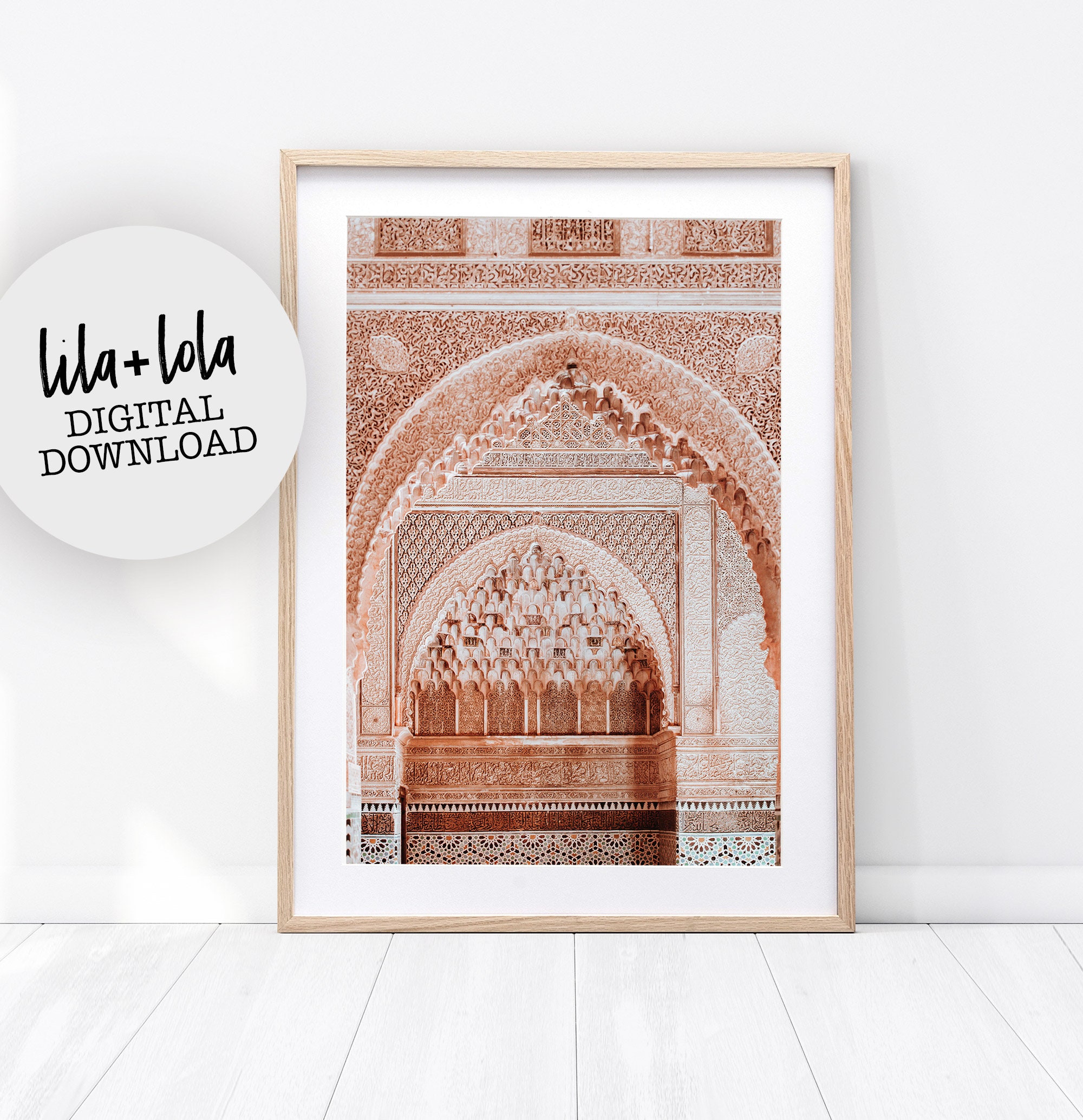 Moroccan Decor Printable Wall Art Marrakesh Architecture