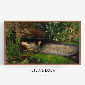 Samsung Frame TV Art ~ Ophelia by John Everett Millais ~ Vintage Renaissance Painting ~ Digital Download