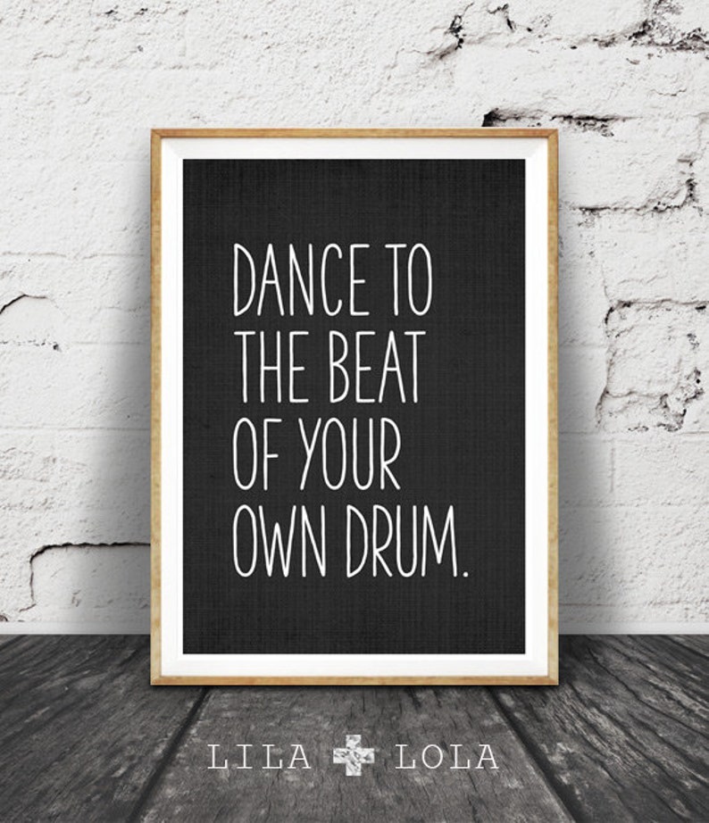 inspirational quote print printable wall art quote minimal