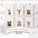 Woodland Nursery Wall Art Prints ~ Baby Forest Animal Decor ~ Printable Digital Download