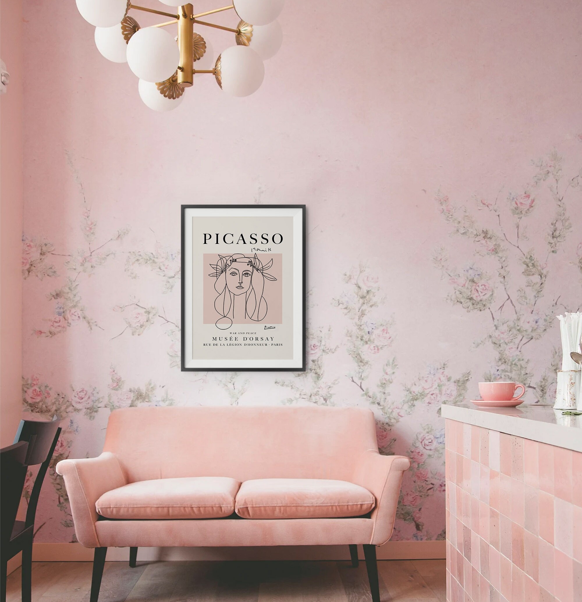 DaanaH Picasso famoso donna tela Quadri astratto Parete arte nordico stile poster e stampe ragazza viso picasso Quadro moderne soggiorno casa decorazioni (no cornice