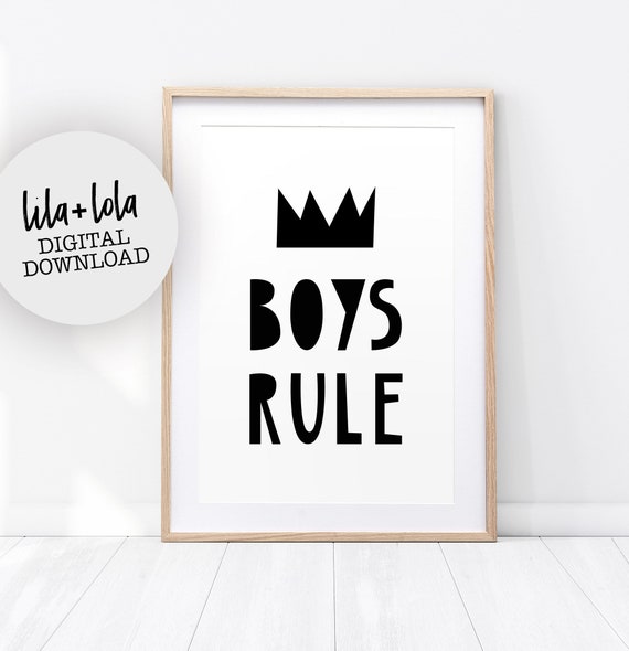 Boys Rule - Digital Download