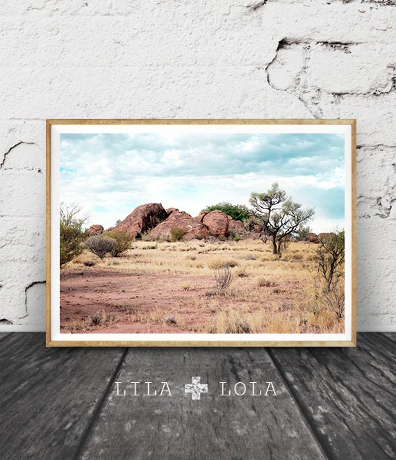 Desert Landscape, Wall Art Print, Australian Outback, Colour Photography, Country Australia, Printable Digital Download, Australiana