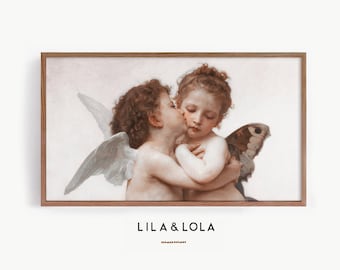 Cherubs in Love Vintage Painting: Valentine's Day Frame TV Art (Digital Download)