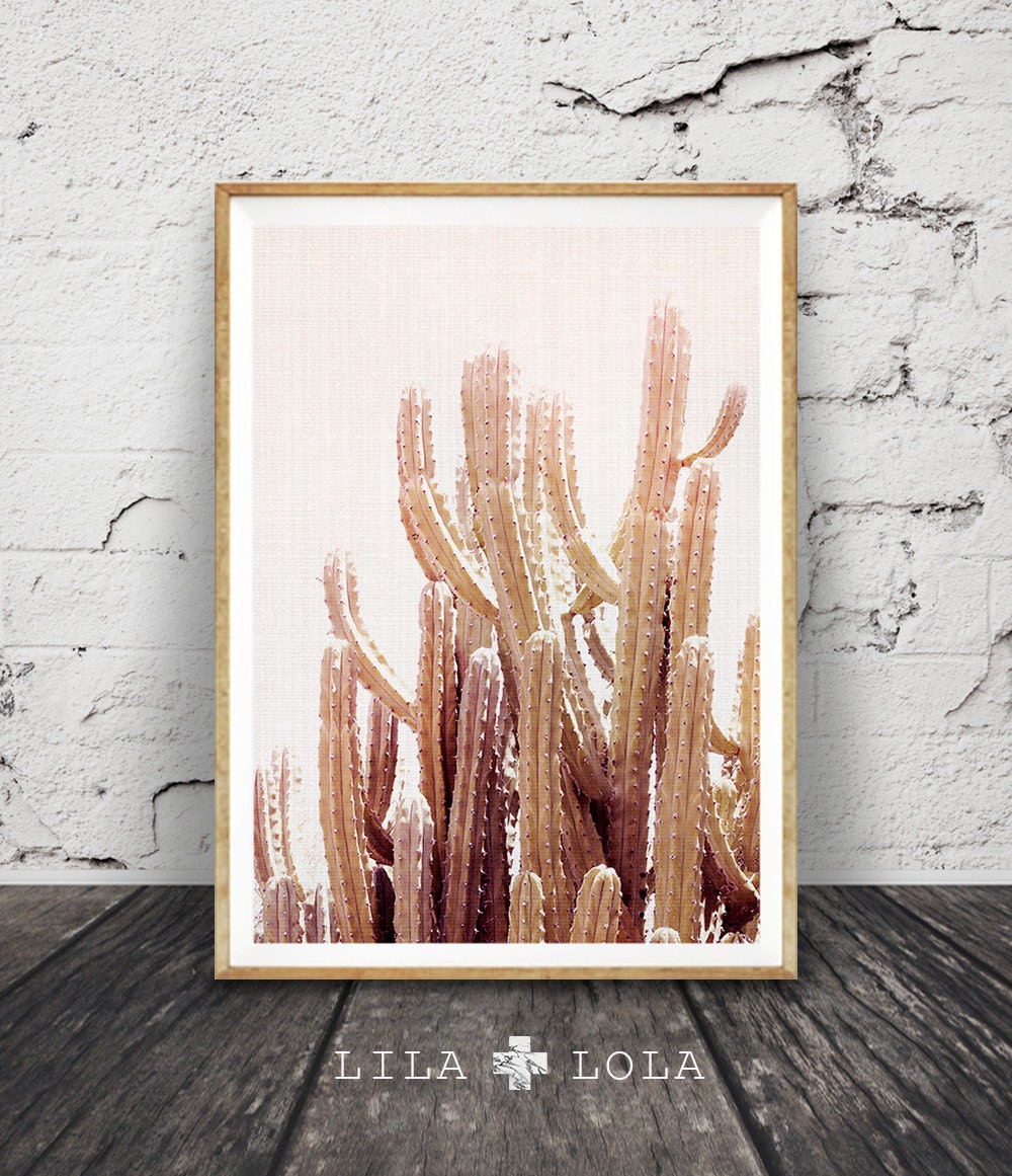 Wall Print, South Blush Pink South Cactus ... Printable, West Art, South Cactus Pink Wall Art, South Printable, West ... Print, Blush
