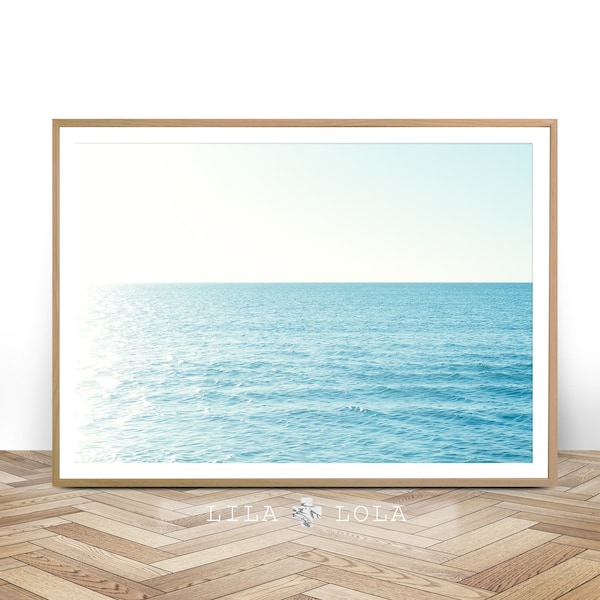 Beach Wall Art, Ocean Photography, Modern Beach Print, Printable Digital Download, Large Poster, Beach Photography, Printable Ocean Poster