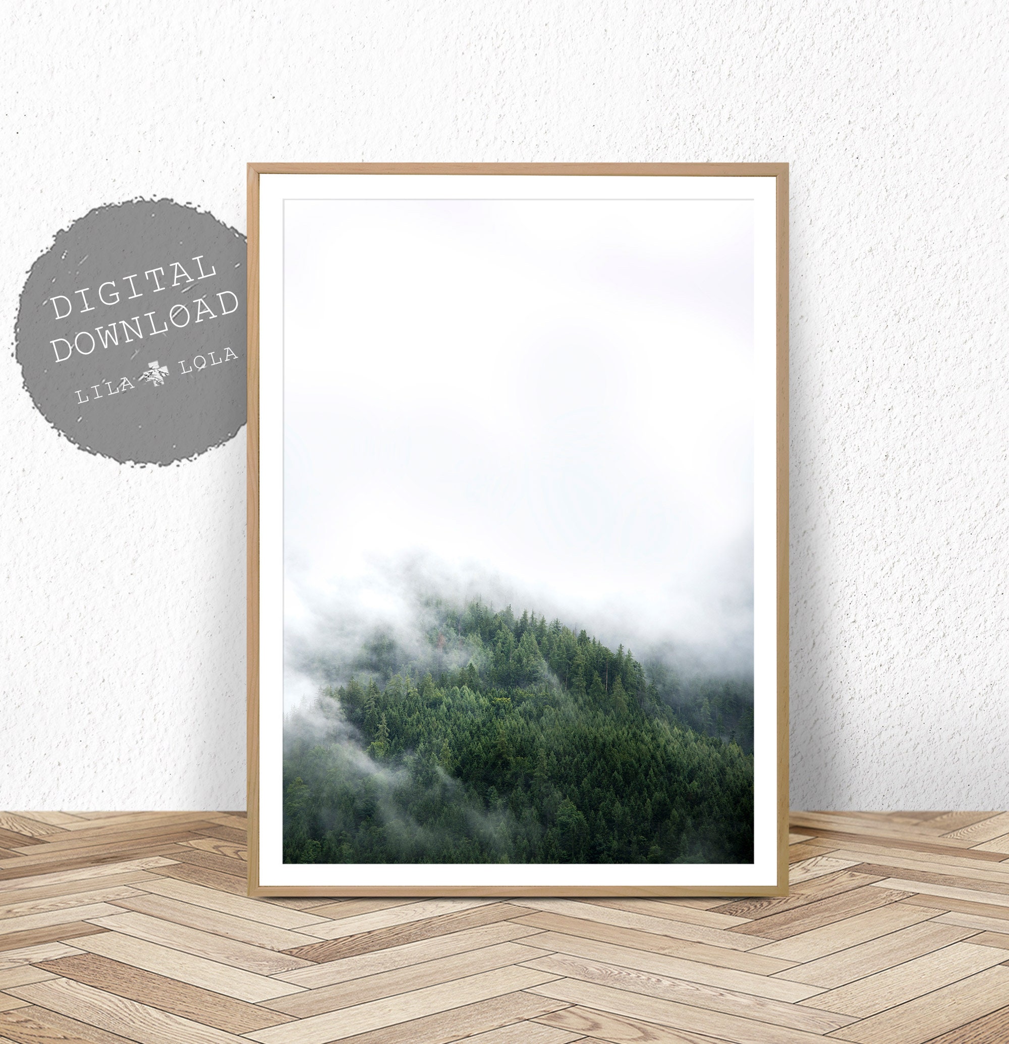Forest Poster, Art ... Print, Nature Wall Scandinavian Scandinavian ... Wall Forest Art Nature Print, Poster,
