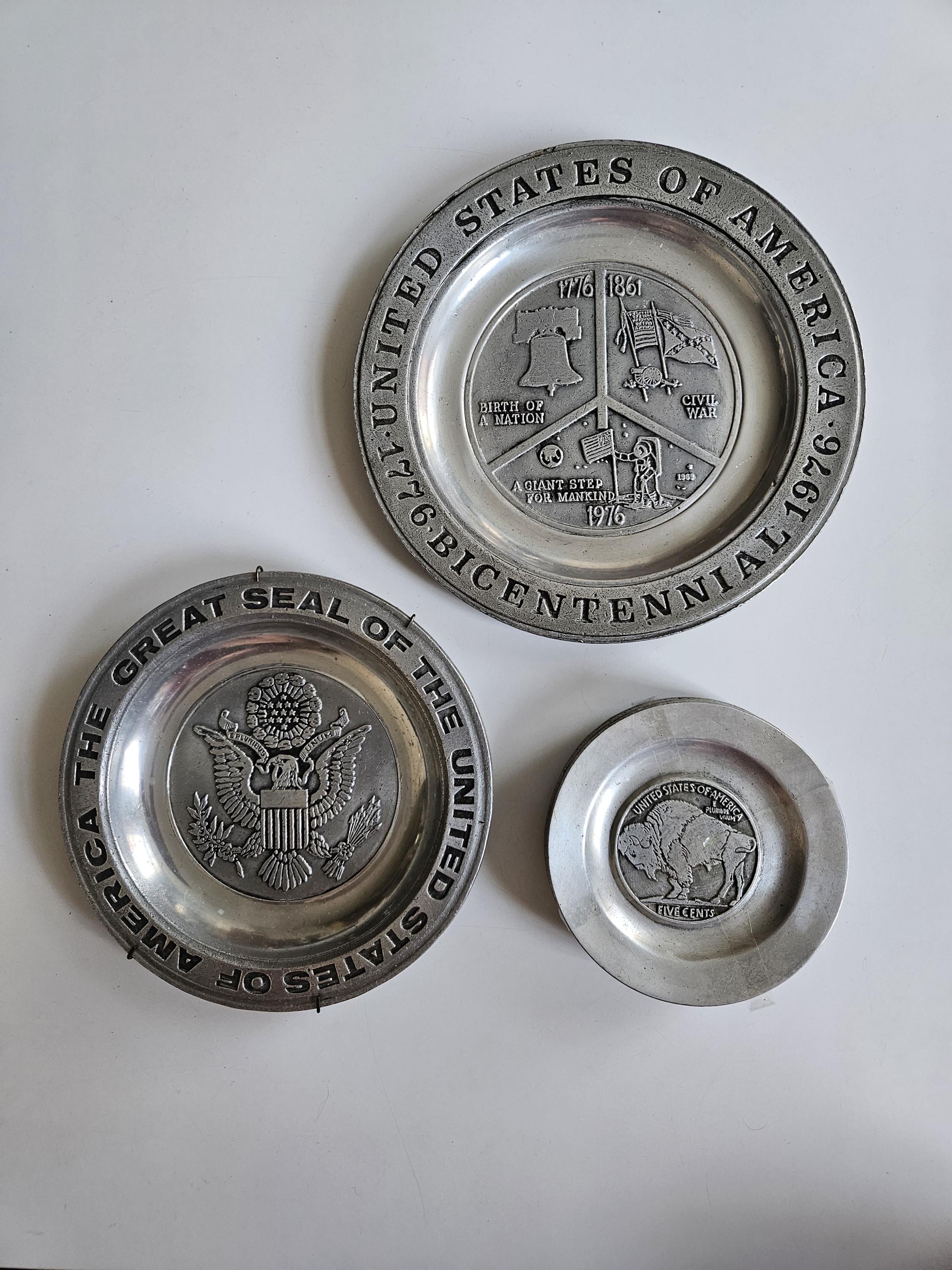 Usa Great Seal Plate - Etsy
