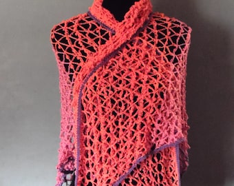Lacey With You: Bunting Style Shawl Pattern-Crochet