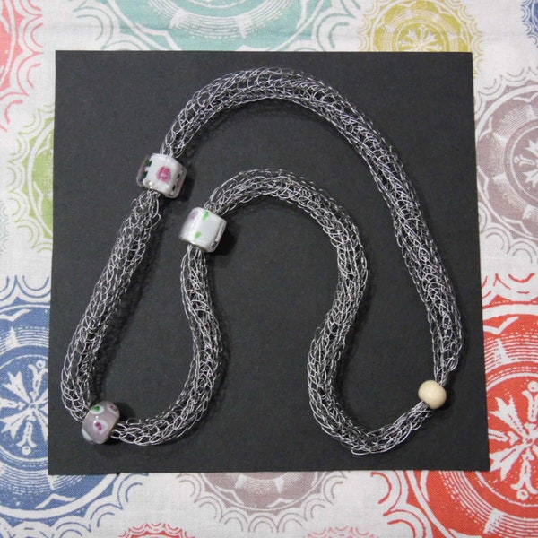 Wire Knitted Jewelry Etsy