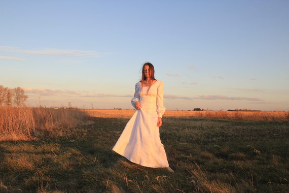 Bishop sleeve gown!