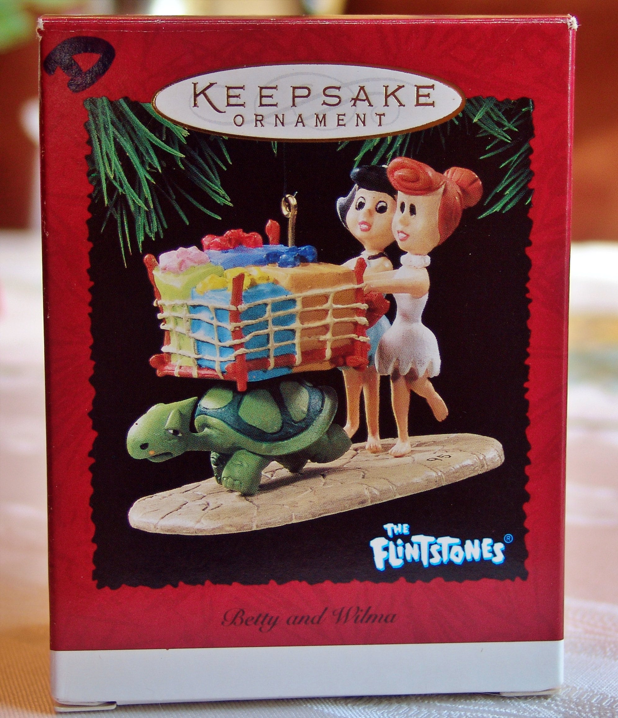 Hallmark The Flintstones "Betty and Wilma" Ornament Dated 1995