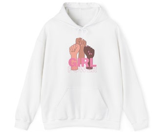 Girl Power Unisex Hooded Sweatshirt