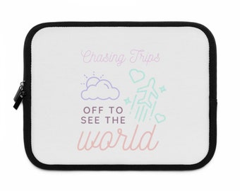 Chasing Trips Off To See The World Laptop Sleeve