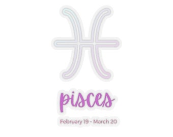 Zodiac Pisces Stickers