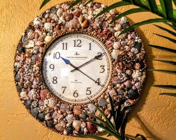 Estate Series Large Seashell Wall Clock