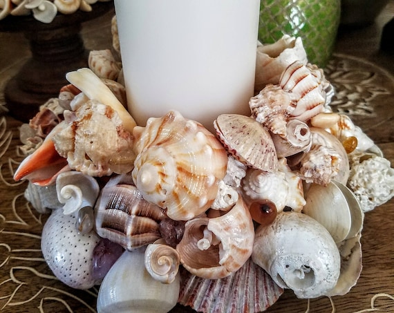 Deluxe Seashell Blossom Centerpiece 4 Tier