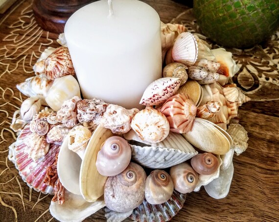 Deluxe Seashell Blossoms Centerpiece 3 Tier