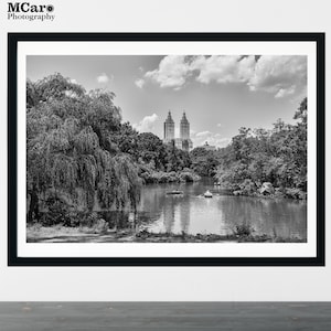 Central Park Print - New York Photography - New York Print - NYC Wall Art - Central Park lake - NY Print for Home - Manhattan Art Print, 185