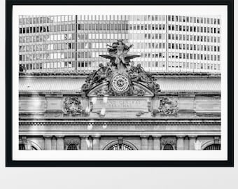 Grand Central Station Print, NY Art Print, New York City Photography, Grand Central Terminal, NYC Wall Art, Grand Central Sculpture, 49