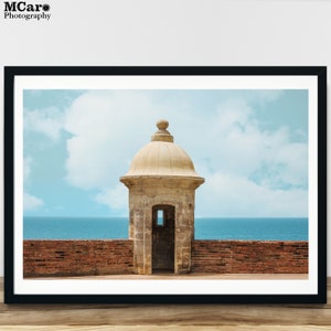 Travel Photography, El Morro Print, Rustic Print, Old San Juan, Puerto Rico Print, Puerto Rico Wall Art, Living Room Decor, Fort Print, 107