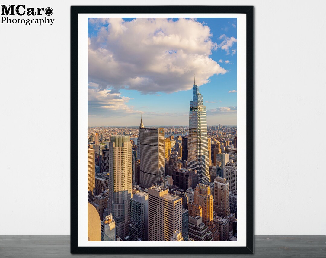 New York Skyline Art, NYC Print, New York City Black and White Print ...