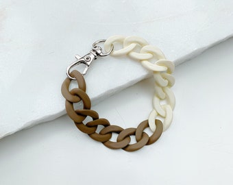 bracelet chaine maillon mat "Yori"