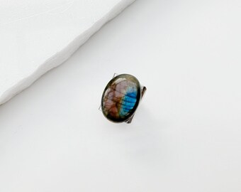 bague Orion en labradorite