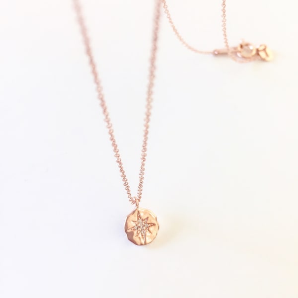 Collier "lili" or rose
