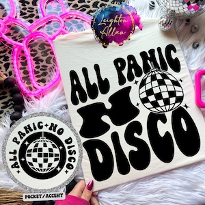 All Panic No Disco  Graphic Tee