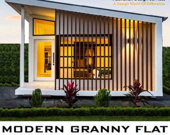2 Bedroom Granny Flat House Plan | Small Home Design (Under 1000 sq ft)