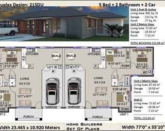 Duplex House Plans 6 Bedrooms Corner Lot duplex house ...