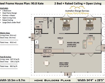 4 Bedrooms Acreage House Plan 211 M2 2270 Sq Foot 4 Etsy