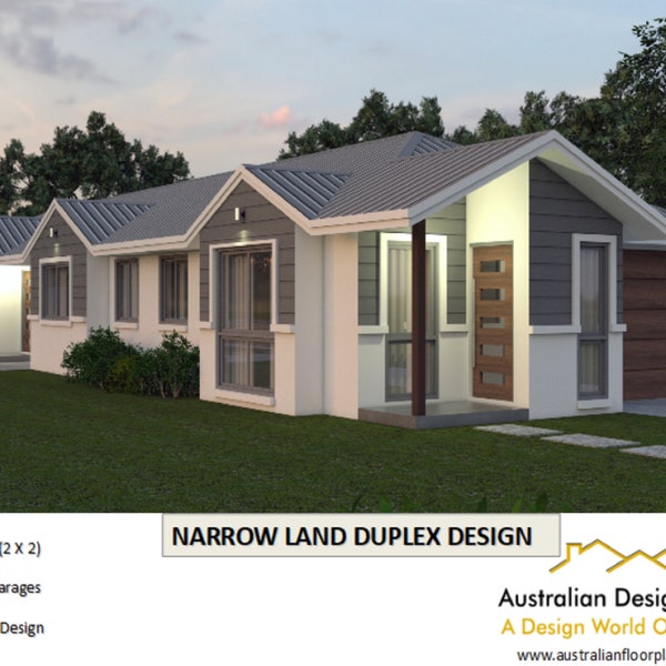 DUPLEX DESIGN- Narrow Corner duplex plans |  176.3 m2 or 1903 ft2  | 4 Bed duplex design | Concept Duplex Plans For Sale