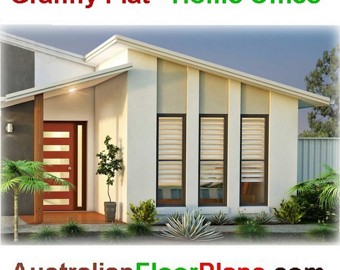 60 m2 | 685 sq foot  |  2 Bedroom house plan 59 Hine  |  Concept House Plans For Sale