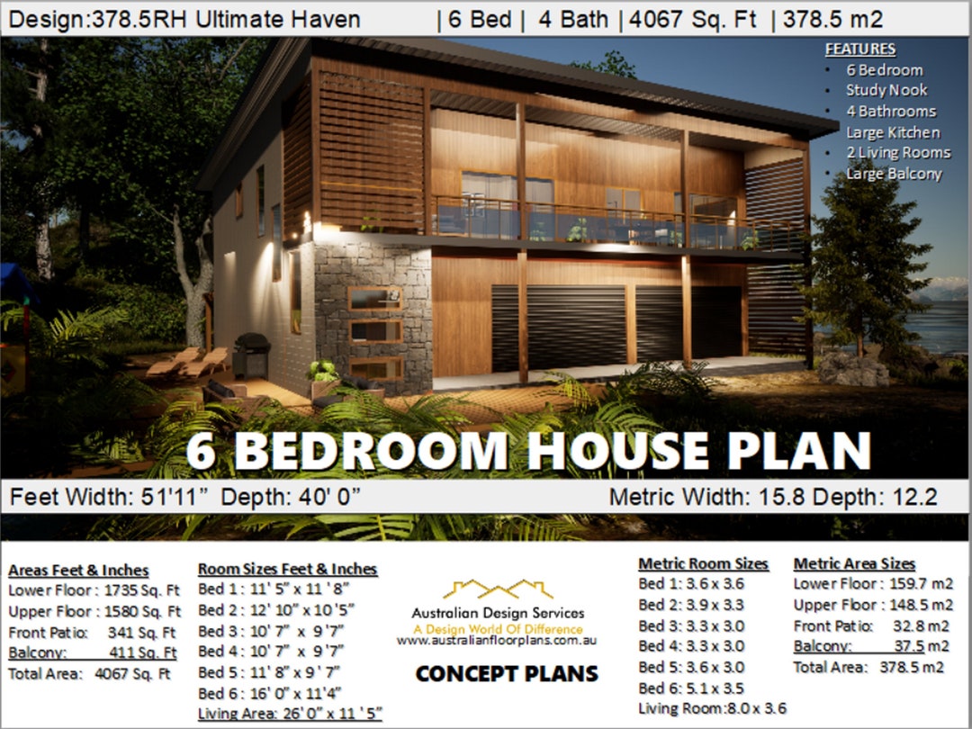 Discover Your Dream Home: Exceptional 6-bedroom House Plan With Study ...