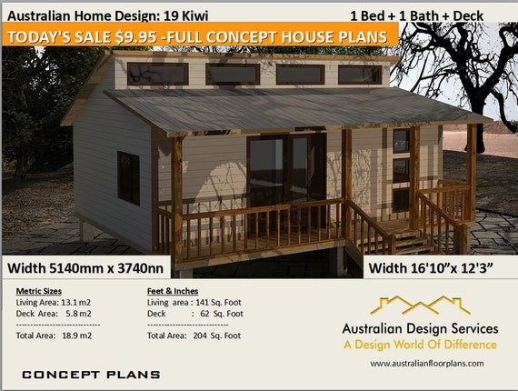 19 Kiwi 1 Bed Transportable Home 19m2 204 Sq Foot Cabin Etsy