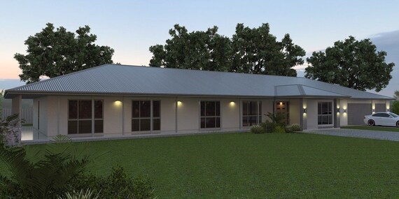 637m2 Construction Plans Free Modifications 5 Bedrooms Country Style Home Plans Country House Deigns Rural Home Designs