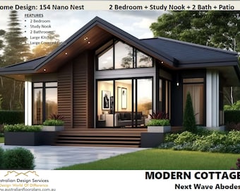 Affordable and Charming 2 Bedroom + 2 Bathroom Floor Plan. Functional Layout. Energy Efficient - 1314 sq feet or 122m2 - Single Story.