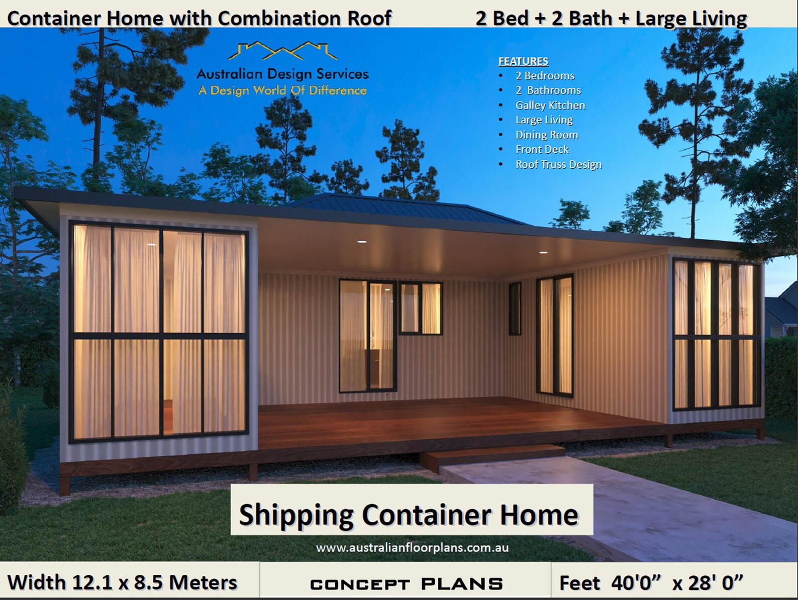 Shipping Container Home With Combination Roof House Plans House Plans