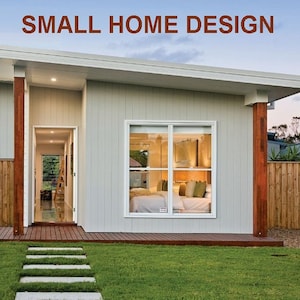 Small and Tiny Homes - 2 Bedroom house Plan Australia | 2 Bedroom Granny Flat | 2 bed Design Roof - narrow house plans For Sale